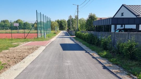 Lisów - ulica Łąkowa oddana do użytku 