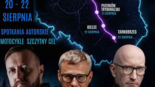 Literatura, motocykle i pomaganie. Wyjątkowy przystanek charytatywnego rajdu w Kielcach