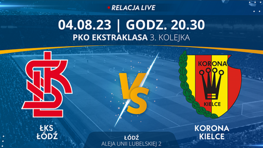 ŁKS Łódź - Korona Kielce [relacja LIVE]