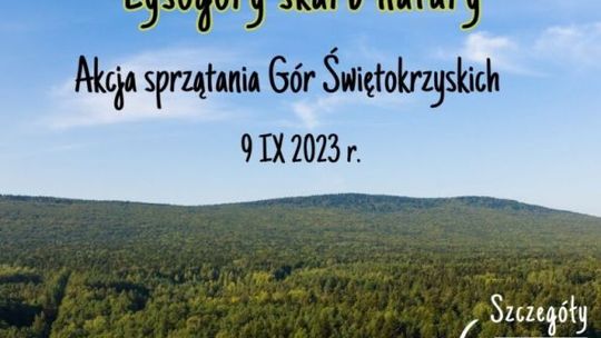 Łysogóry skarb natury – akcja sprzątania Gór Świętokrzyskich