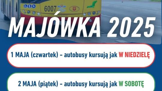 Majówka w kieleckiej komunikacji