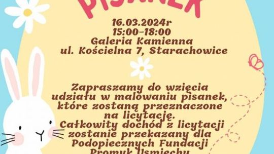 Malowanie pisanek w starachowickiej galerii 