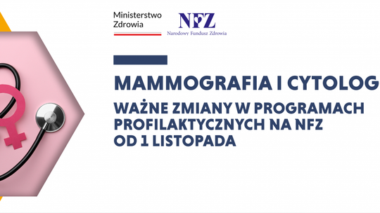 Mammografia i cytologia. Czyli badania, które ratują życie