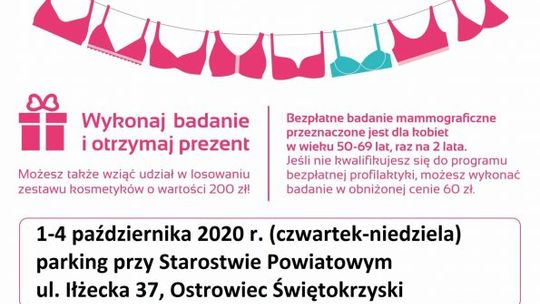 Mammografia też w niedzielę