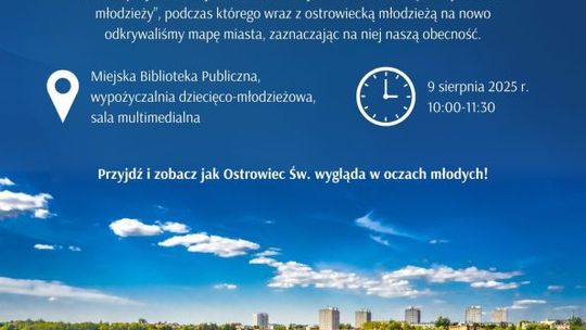 Mapa miejsc ważnych dla młodych ostrowczan 