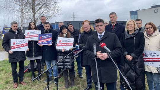 Marcin Stępniewski zaprezentował swój pomysł na edukację w Kielcach