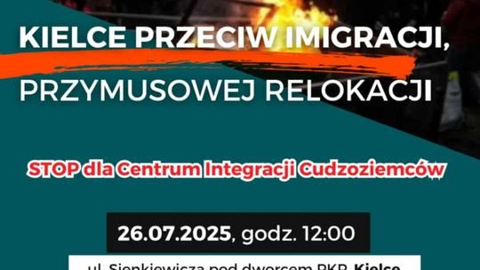 Marsz przeciwko masowej imigracji i przymusowej relokacji przejdzie ulicami Kielc
