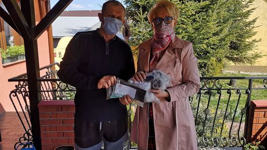 Maseczki ochronne dla mieszkańców gminy Sadowie
