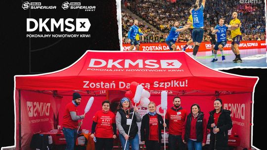Mecz Industrii Kielce z Chrobrym Głogów także dla chorych na nowotwory krwi. Wspólna akcja ORLEN Superligi i Fundacji DKMS