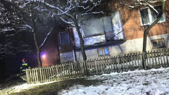 Mężczyzna ranny w pożarze w Prusinowicach
