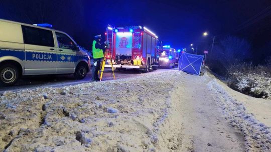 Mężczyzna zjechał do rowu, zmarł mimo reanimacji