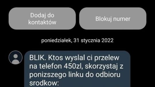 Mieszkanka Kunowa oszukana na BLIKa