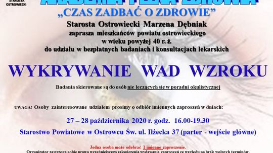 Mimo pandemii, stawiają na profilaktykę