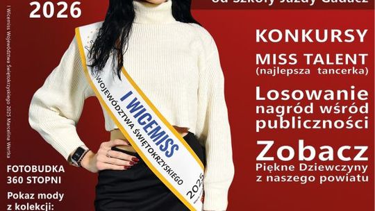 Miss Jędrzejowa i Powiatu Jędrzejowskiego 2026 – wielki finał już 3 grudnia