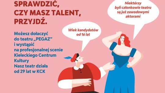 Młodzi na scenę! Teatr „Pegaz” zaprasza na nabór
