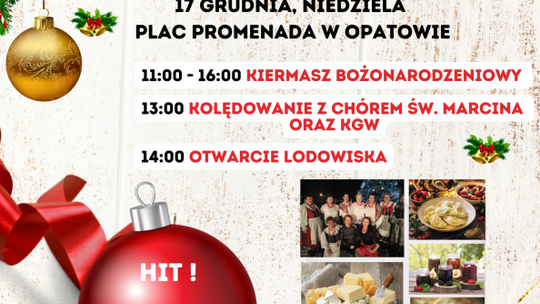 Moc atrakcji pojawi się na opatowskim Kiermaszu Bożonarodzeniowym 