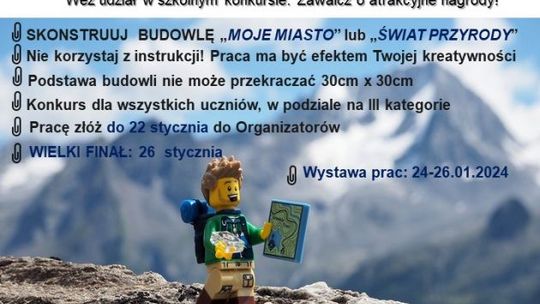 "Moja Budowla z Lego" - Szkoła Podstawowa nr 39 zaprasza na konkurs