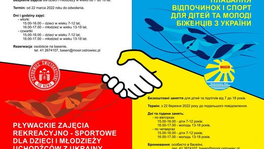 MOSiR dla dzieci z Ukrainy
