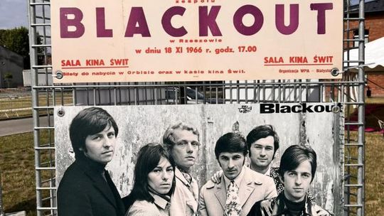 Muzycy zespołu "Blackout" i "Breakout" na fotografiach 