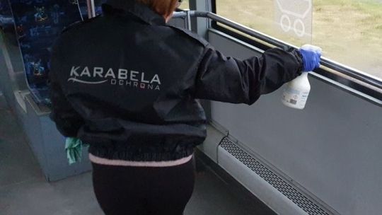 MZK dezynfekuje autobusy