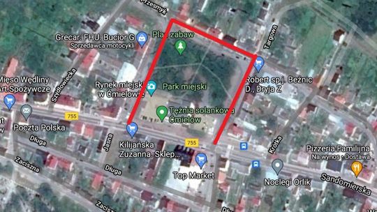 Na ćmielowskim Rynku powstaną miejsca postojowe