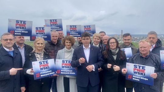 Na finiszu kampanii wyborczej Marcin Stępniewski