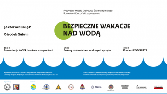 Na pikniku o bezpieczeństwie nad wodą