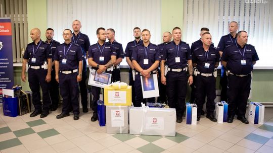 Najlepsi świętokrzyscy policjanci ruchu drogowego 