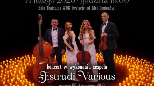 Najpiękniejsze Melodie Miłości – walentynkowy koncert przy świecach w WDK Kielce