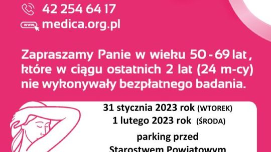 Nie czekaj! Zapisz się na bezpłatne badania