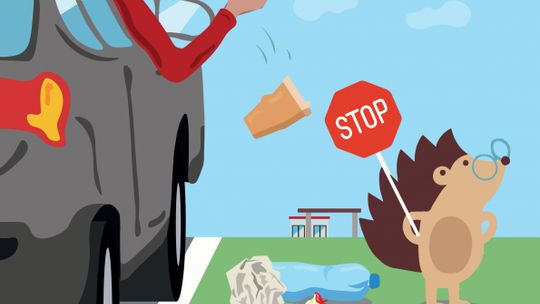 Nie śmieć, droga to nie wysypisko