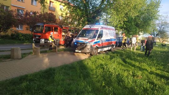 Nierozważny kierowca uderzył w drzewo