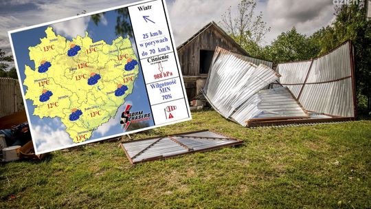 Niszczycielski niż Ciaran nadciąga