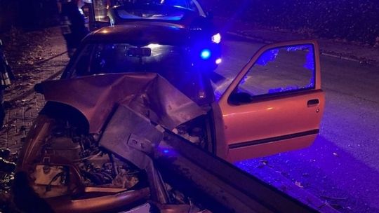 Nocna kolizja na Żeromskiego 