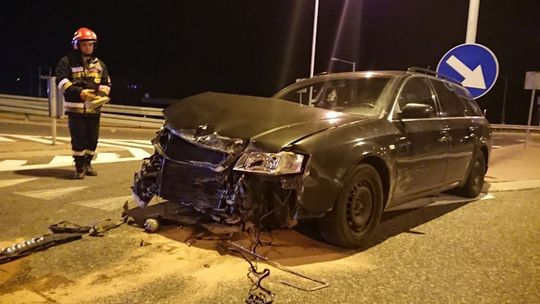 Nocna stłuczka na krajowej "dziewiątce" Nocna stłuczka na krajowej "dziewiątce"