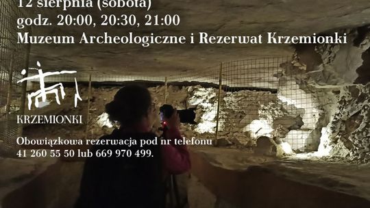 Nocne atrakcje w muzeum na Krzemionkach 