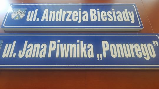 Nowe ulice w Ostrowcu - "Ponurego" i Biesiady