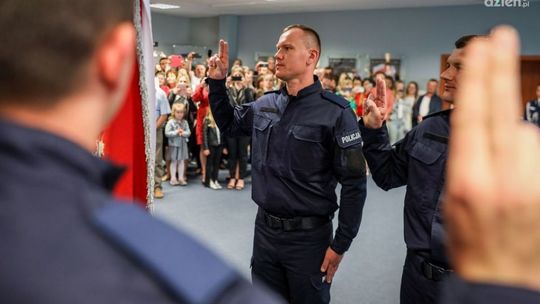 Nowi funkcjonariusze w świętokrzyskiej policji