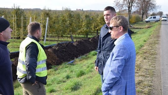 Nowy odcinek sieci wodociągowej w gminie Obrazów