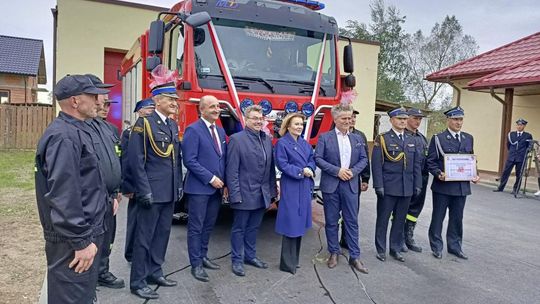 Nowy wóz strażacki dla druhów z OSP Drugnia