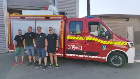 Nowy wóz strażacki w Masłowie