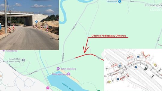 Obwodnica Morawicy i Woli Morawickiej: półmetek budowy drugiego odcinka DK73