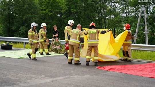 Obwodnica Opatowa sprawdzana przez służby ratownicze