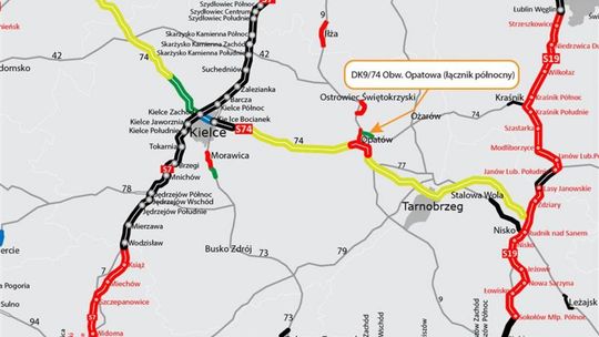 Obwodnica Opatowa w fazie projektowania