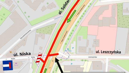 Od 19 sierpnia rusza remont fragmentu al. Solidarności