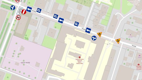 Od 20 grudnia zmiana organizacji ruchu na ul. Prostej!