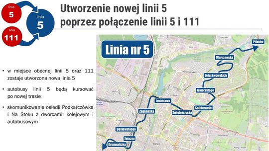Od 28 stycznia wprowadzone będą zmiany w siatce połączeń