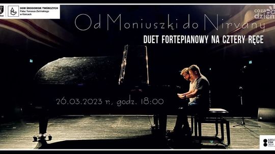 Od Moniuszki do Nirvany, czyli duet fortepianowy na cztery ręce w Pałacyku Zielińskiego