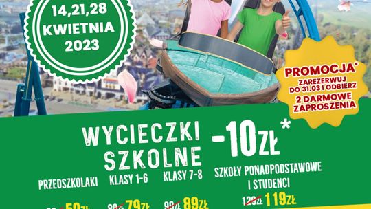 Odbierz darmowe bilety i ciesz się zabawą, czyli przepis na idealną wycieczkę szkolną!
Sprawdziliśmy, gdzie klasy planują wyjazdy w 2023 roku.