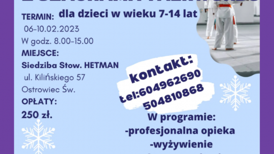 odLOTTOwe ferie 2023 z szachami i taekwondo